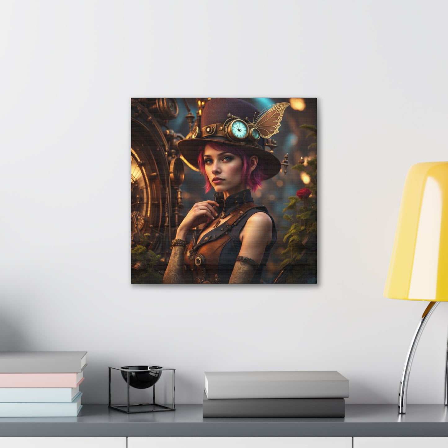 Steampunk Pixie NFT Art Canvas Gallery Wraps