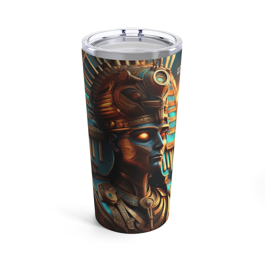 Steampunk Egyptian God Horus NFT Art Tumbler 20oz