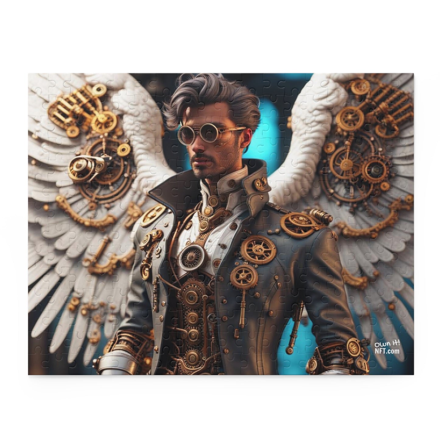 Steampunk Angel NFT Art Collection Puzzle (120, 252, 500-Piece)