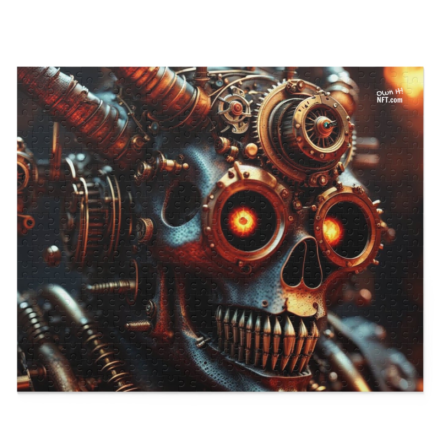 Steampunk Devil NFT Art Collection Puzzle (120, 252, 500-Piece)