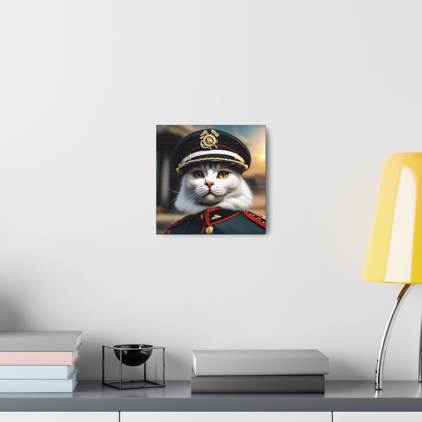 The Officer Cat Profession NFT Art Canvas Gallery Wraps