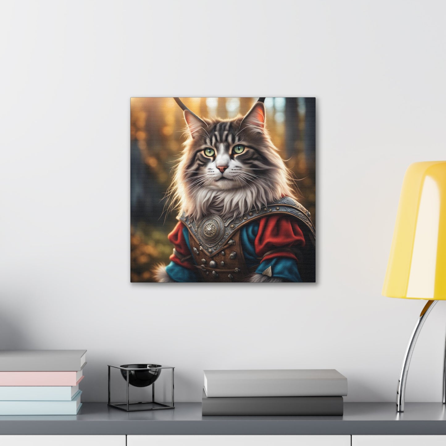 The Viking Cat Profession NFT Art Canvas Gallery Wraps