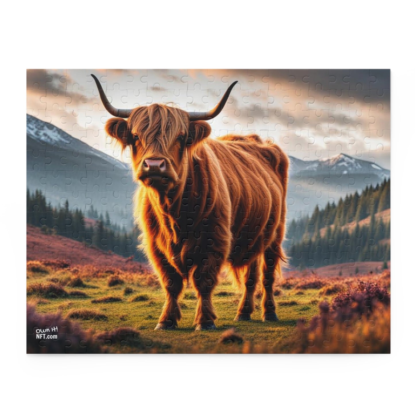 The Highland Cow Everything Else Art Collection Puzzle (120, 252, 500-Piece)