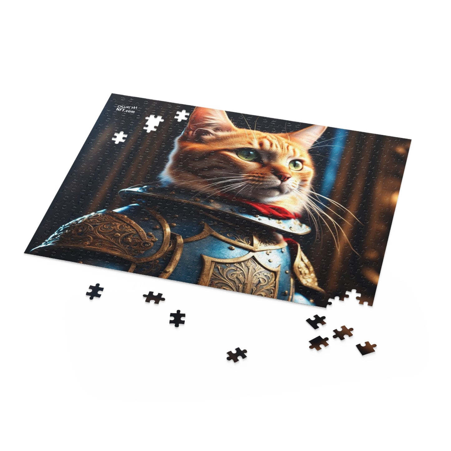 Knight Cat Profession NFT Art Collection Puzzle (120, 252, 500-Piece)