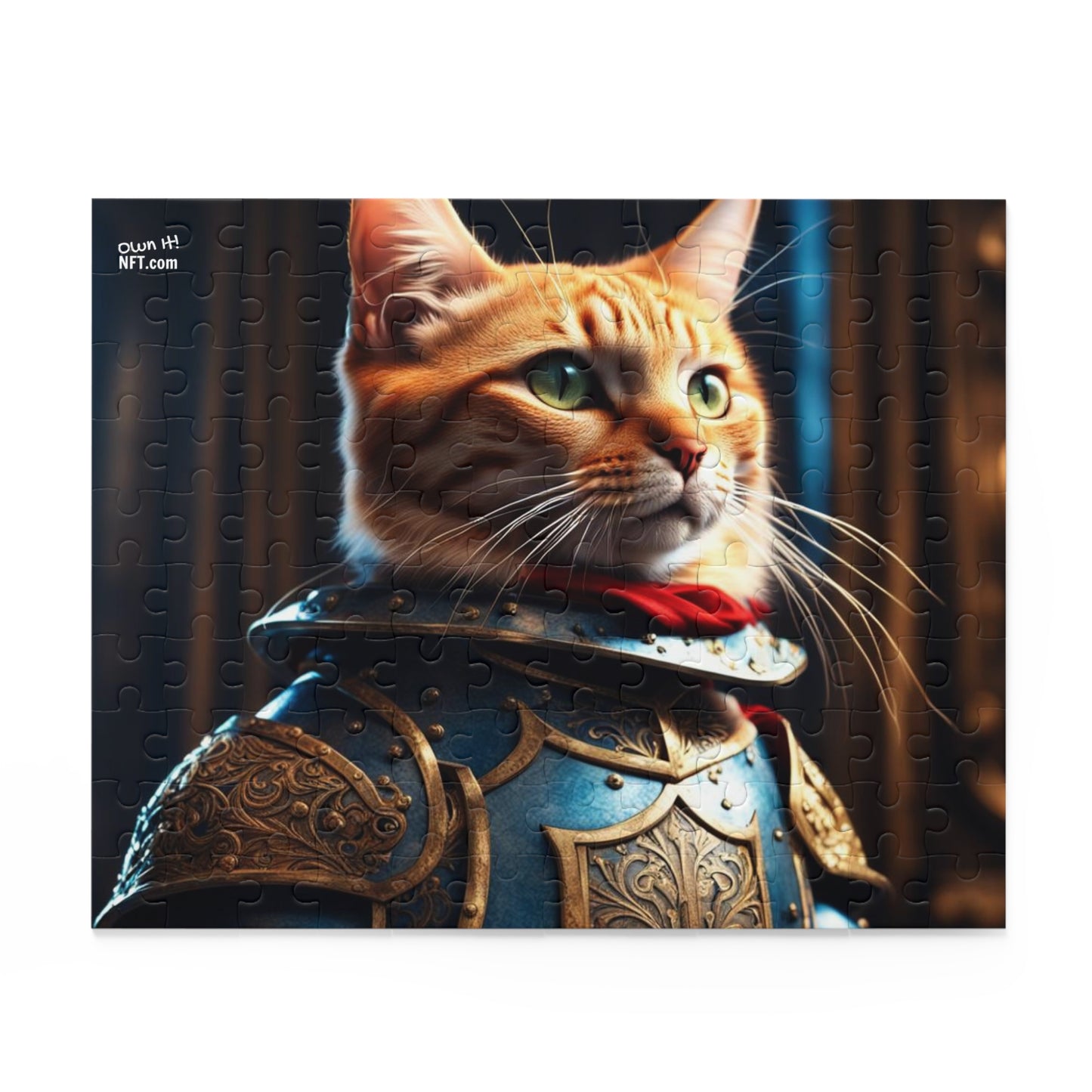 Knight Cat Profession NFT Art Collection Puzzle (120, 252, 500-Piece)