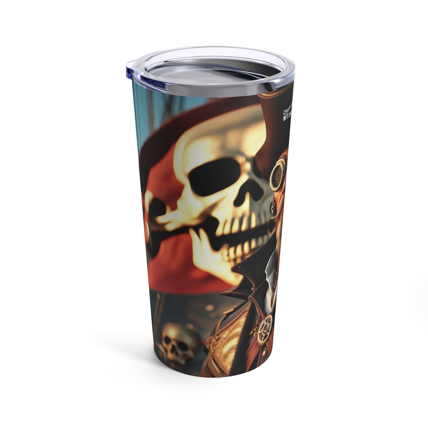 Steampunk Pirate NFT Art Tumbler 20oz