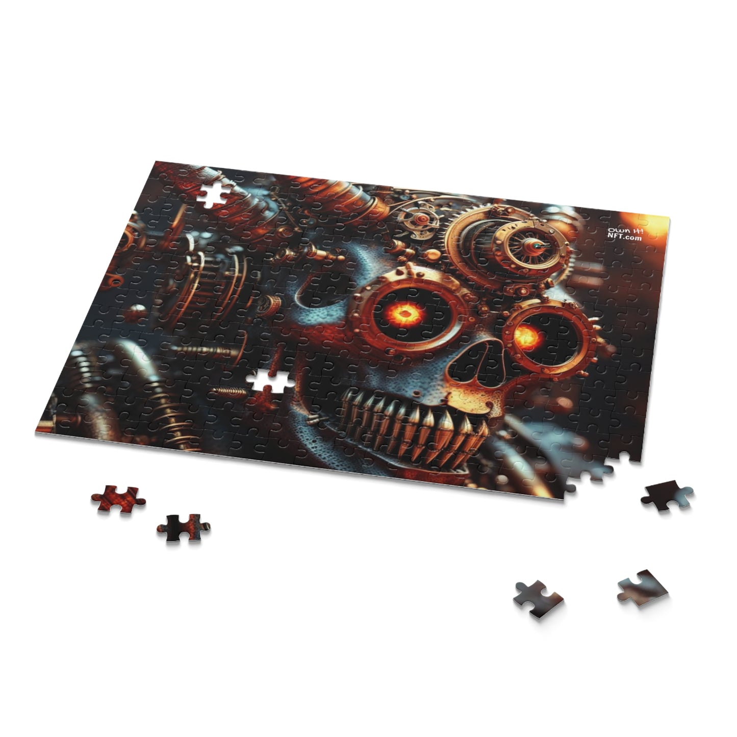 Steampunk Devil NFT Art Collection Puzzle (120, 252, 500-Piece)