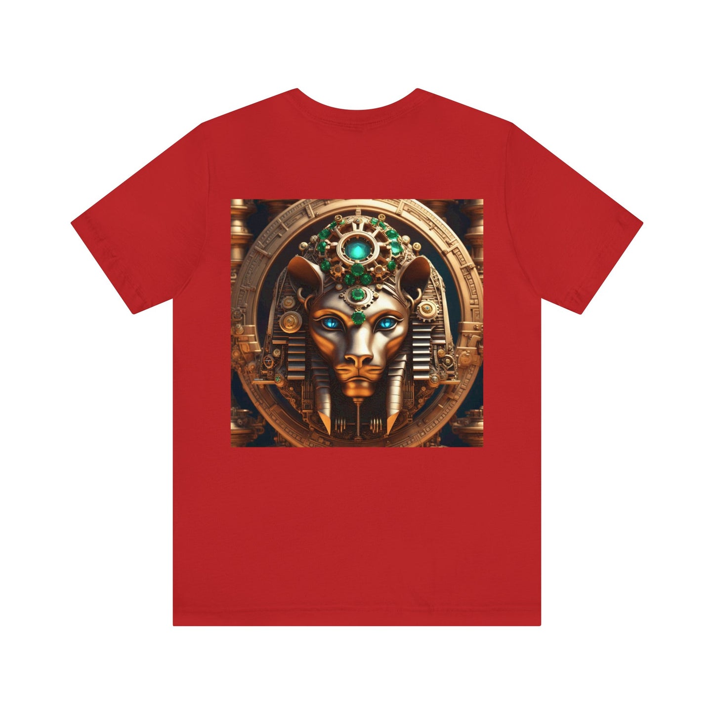 Steampunk Lioness NFT Unisex Jersey Short Sleeve Tee T-Shirt