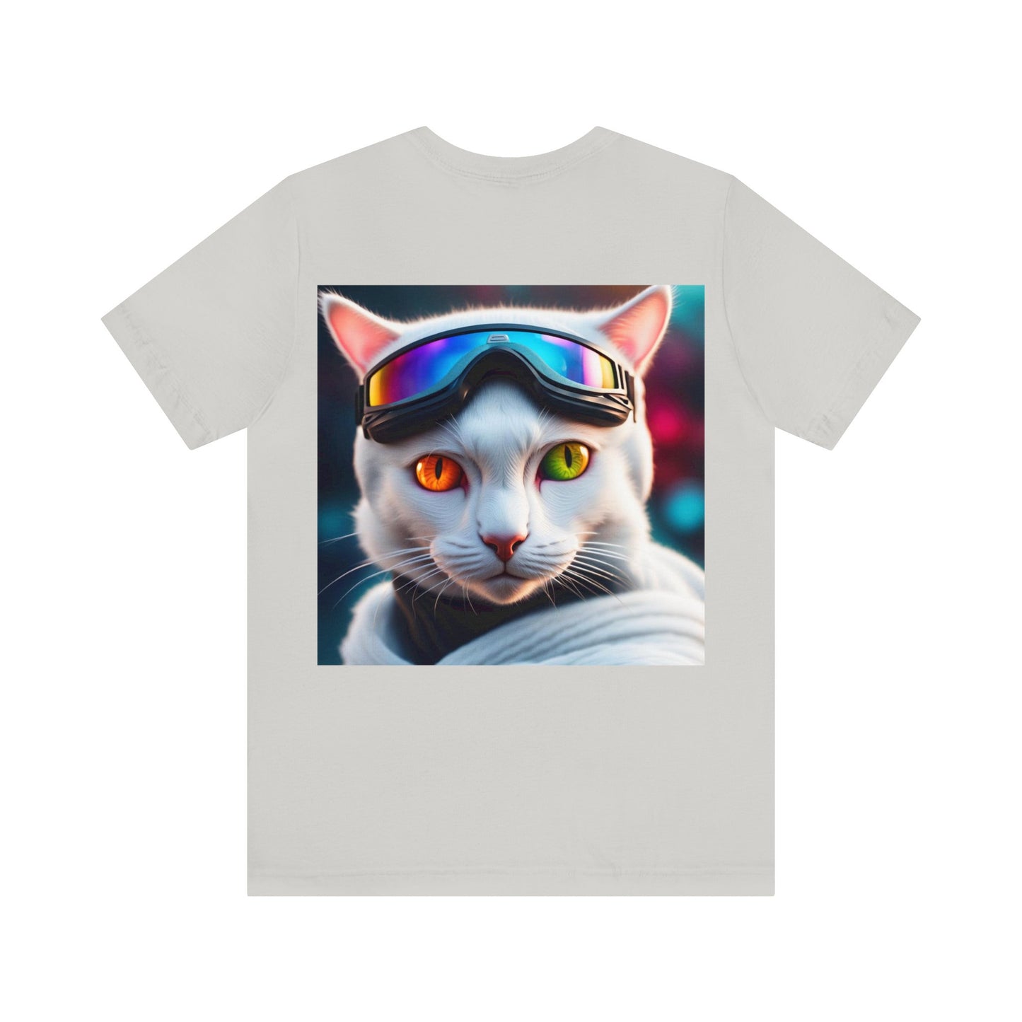 Ski Instructor Cat Profession NFT Art Unisex Jersey Short Sleeve Tee