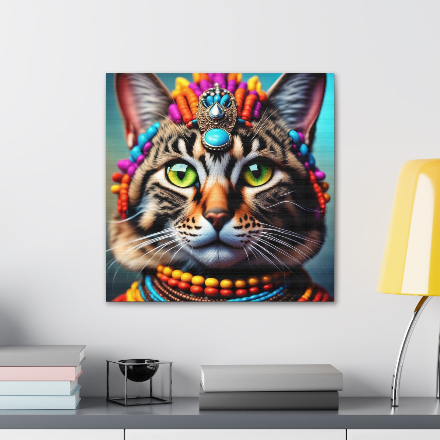 The India Princess Cat Profession NFT Art Canvas Gallery Wraps