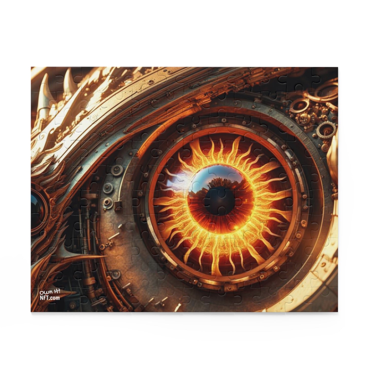 Steampunk Dragon's Eye NFT Art Collection Puzzle (120, 252, 500-Piece)