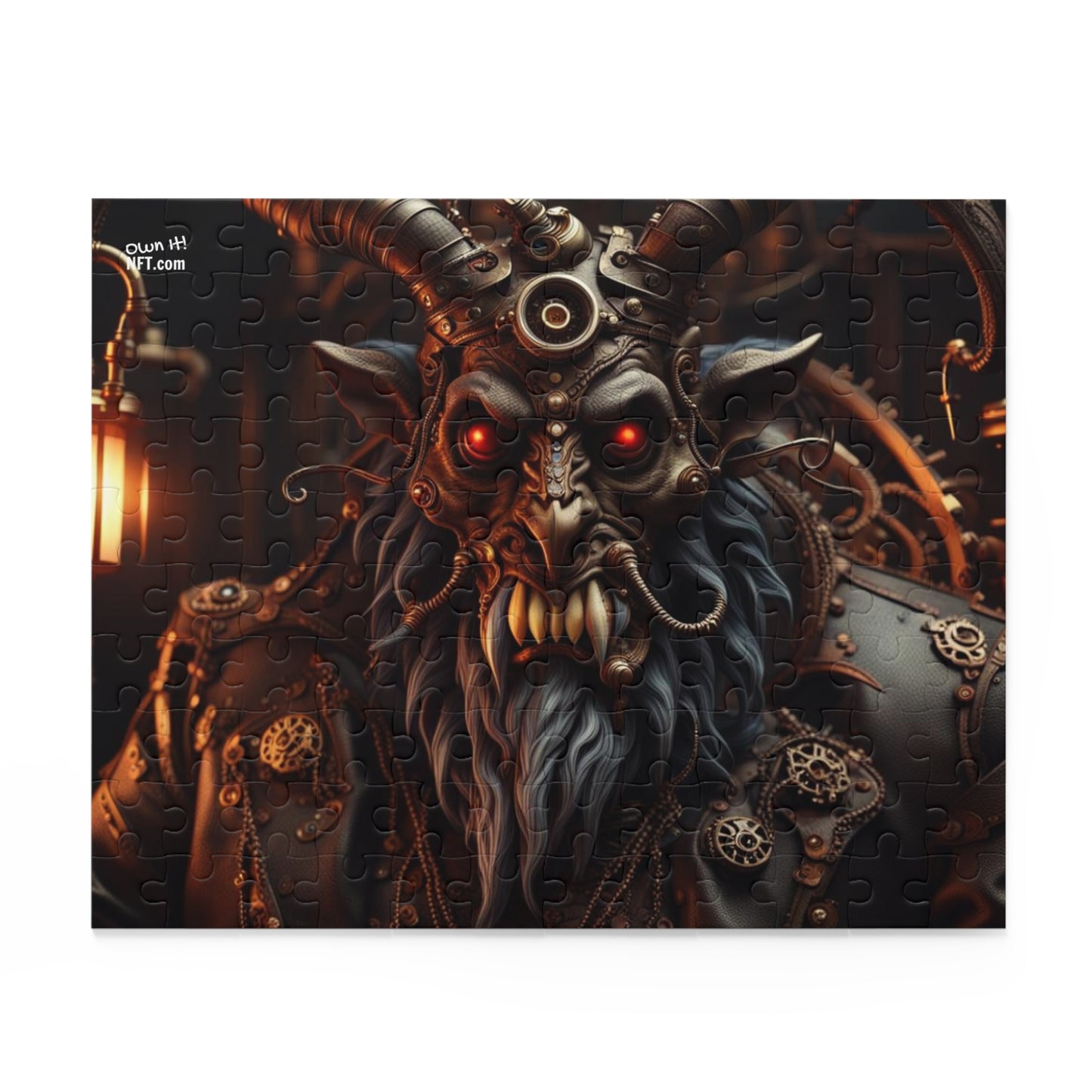 Steampunk Krampus NFT Art Collection Puzzle (120, 252, 500-Piece)