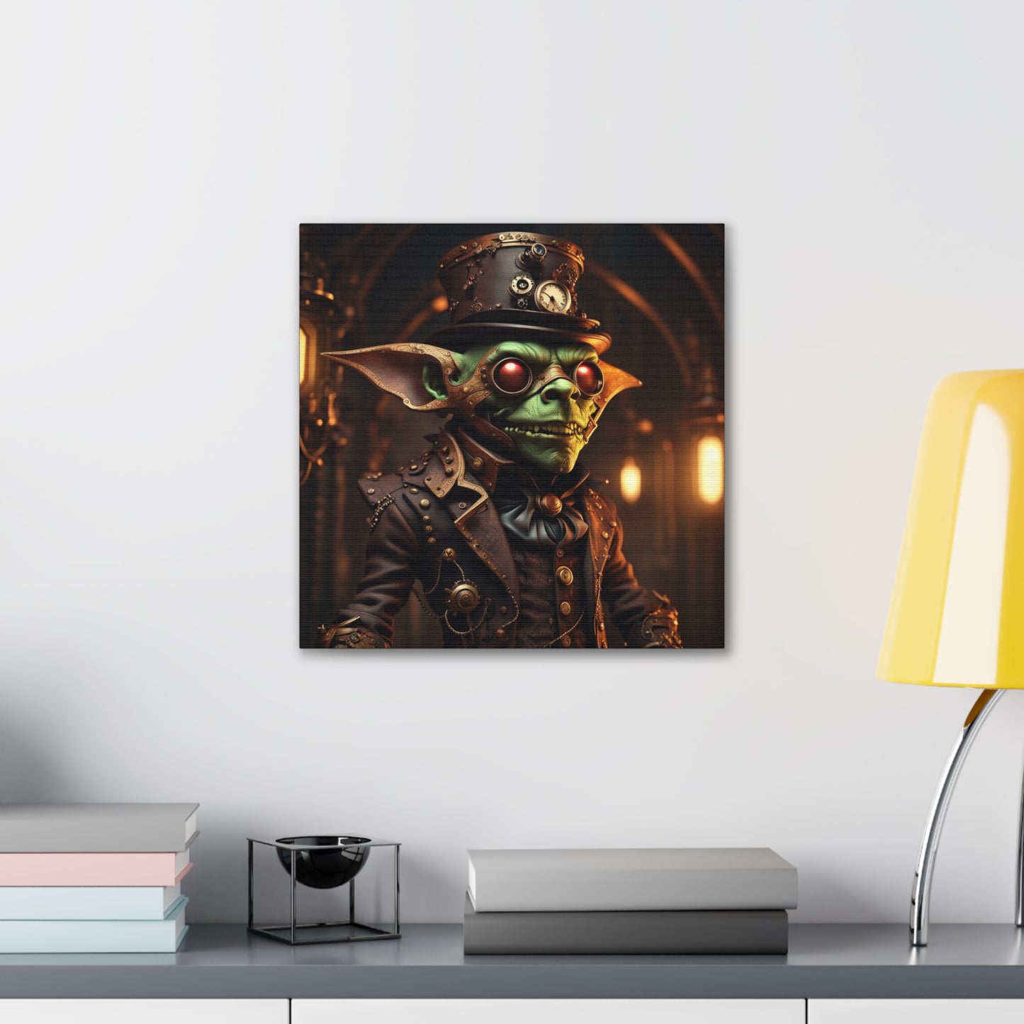 Steampunk Goblin NFT Art Canvas Gallery Wraps