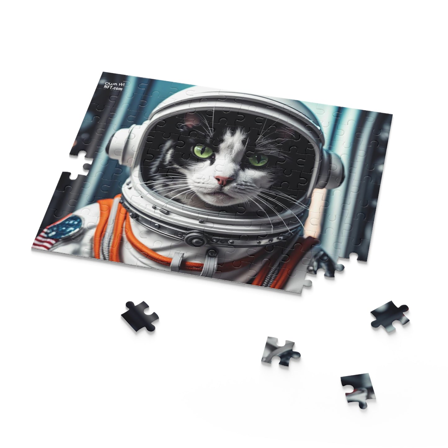 Astronaut Cat Profession NFT Art Collection Puzzle (120, 252, 500-Piece)