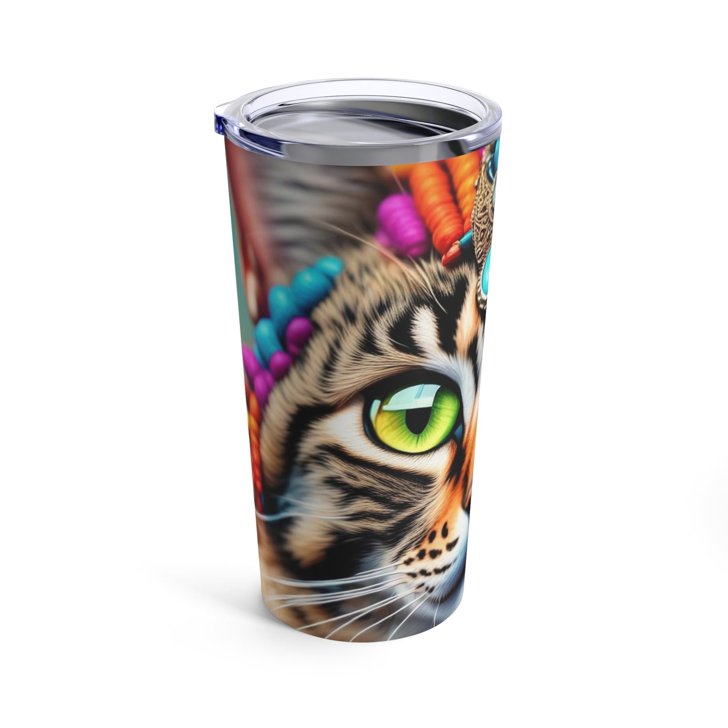 The India Princess Cat Profession NFT Art Tumbler 20oz