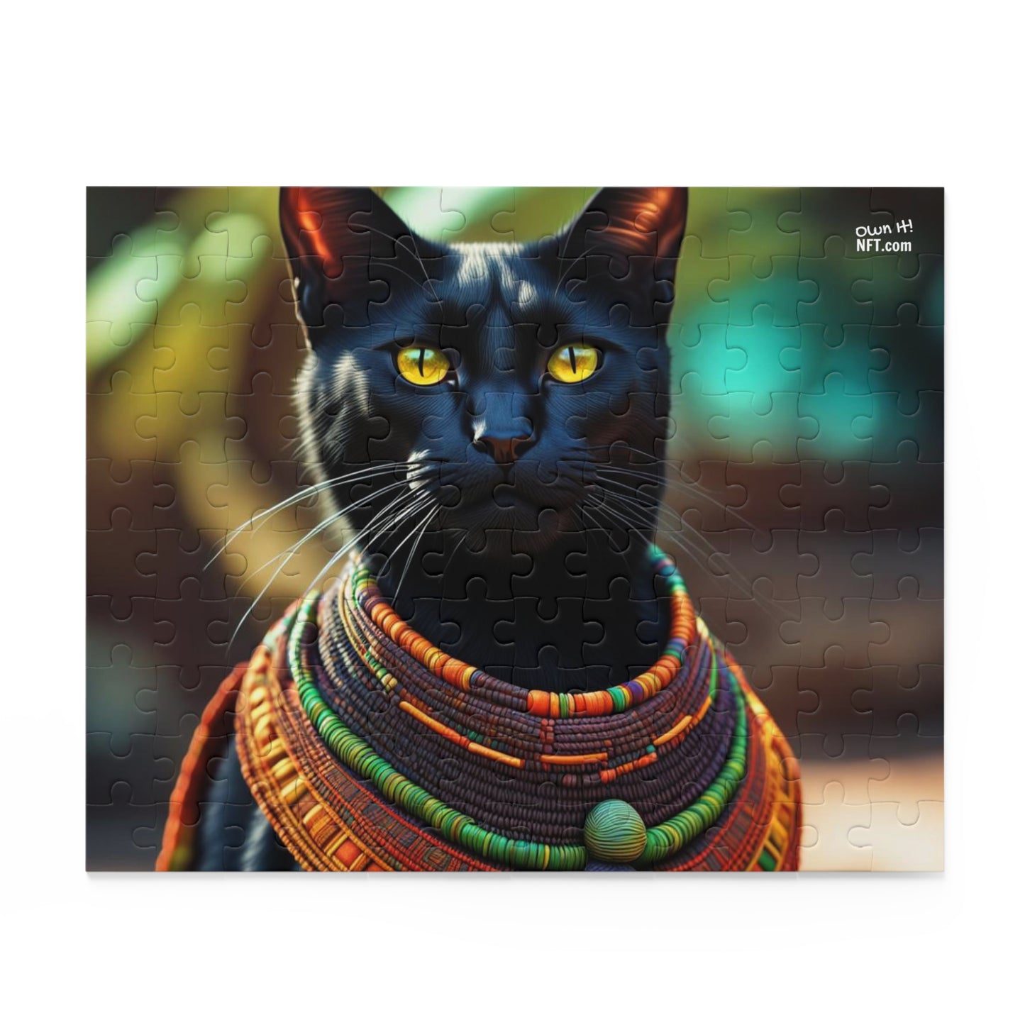 African Chief Cat Profession NFT Art Collection Puzzle (120, 252, 500-Piece)