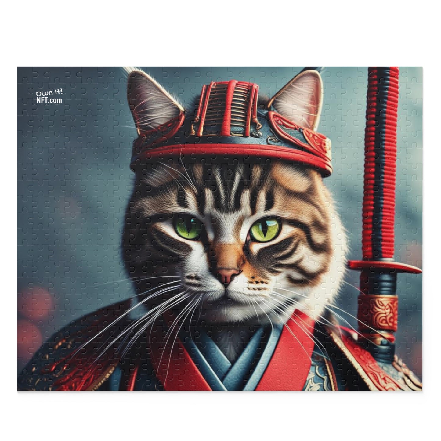 Samurai Cat Profession NFT Art Collection Puzzle (120, 252, 500-Piece)