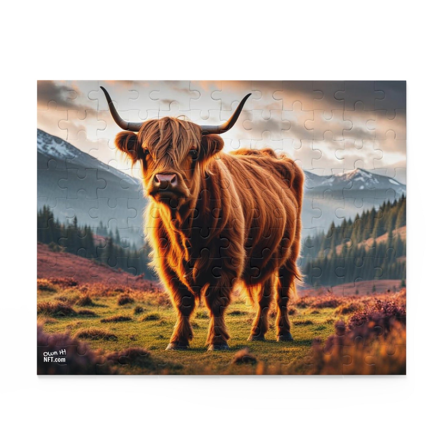 The Highland Cow Everything Else Art Collection Puzzle (120, 252, 500-Piece)