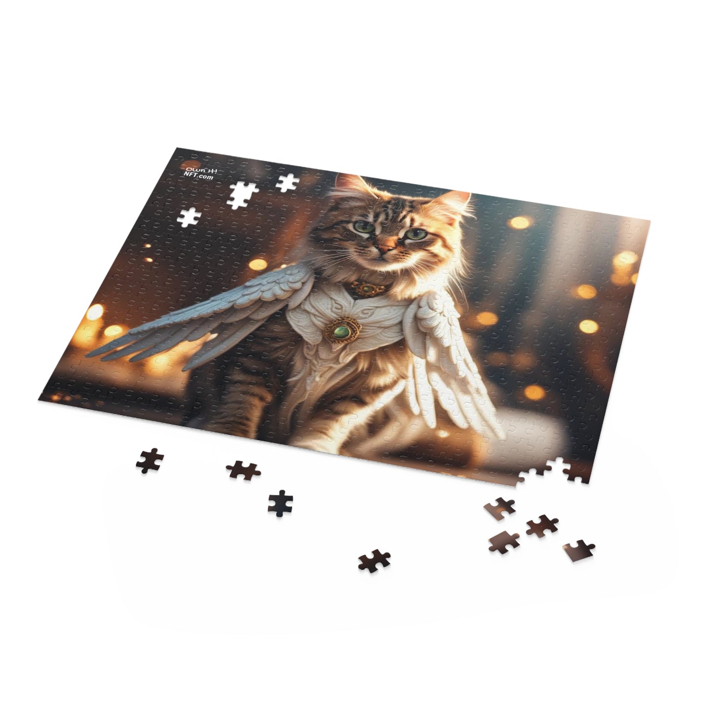 Angel of Nine Lives Cat Profession NFT Art Collection Puzzle (120, 252, 500-Piece)