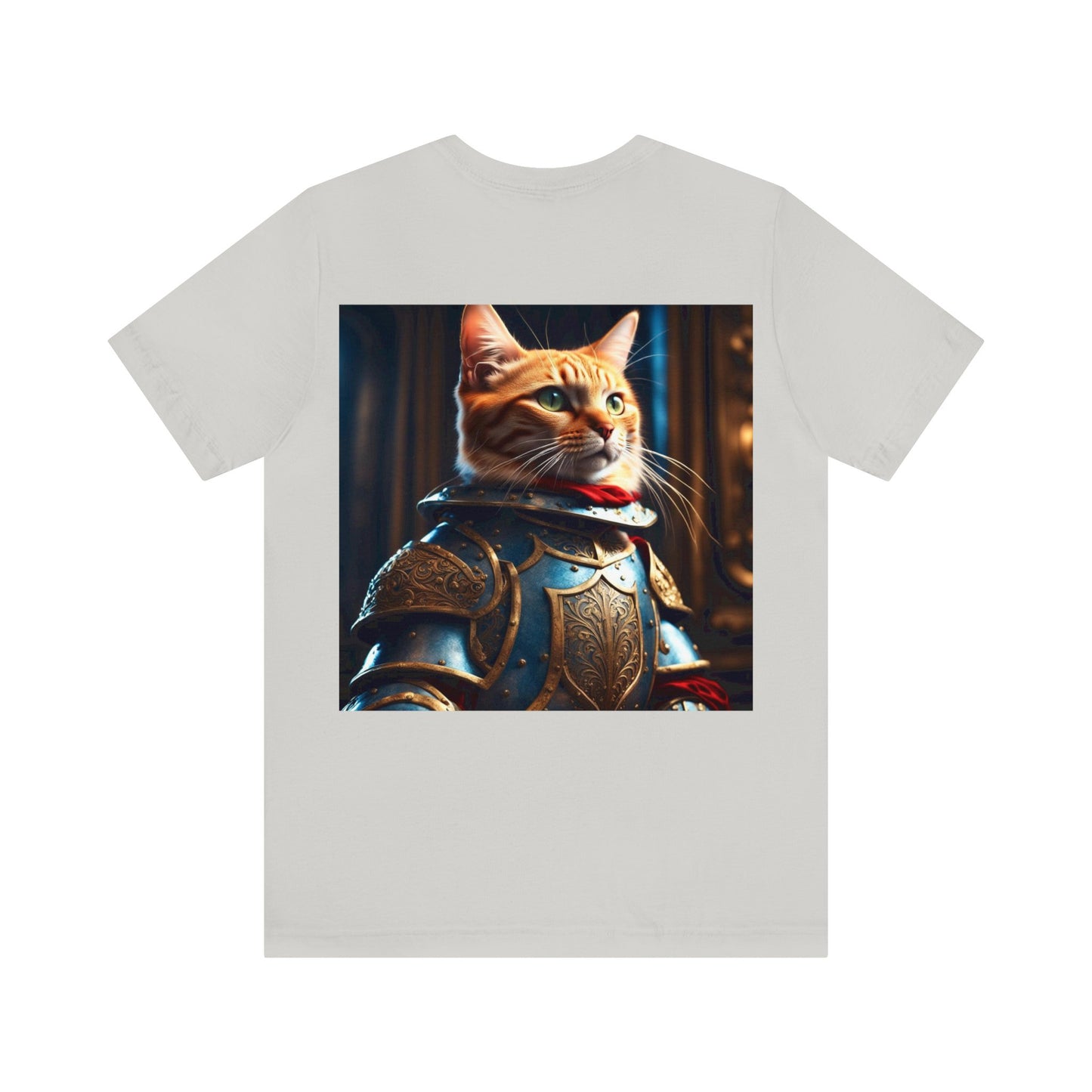 Knight of the Round Table Cat Profession NFT Art Unisex Jersey Short Sleeve Tee