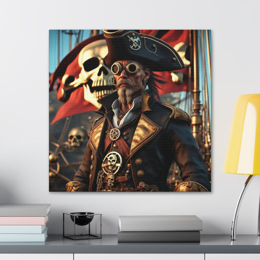 Steampunk Pirate NFT Art Canvas Gallery Wraps