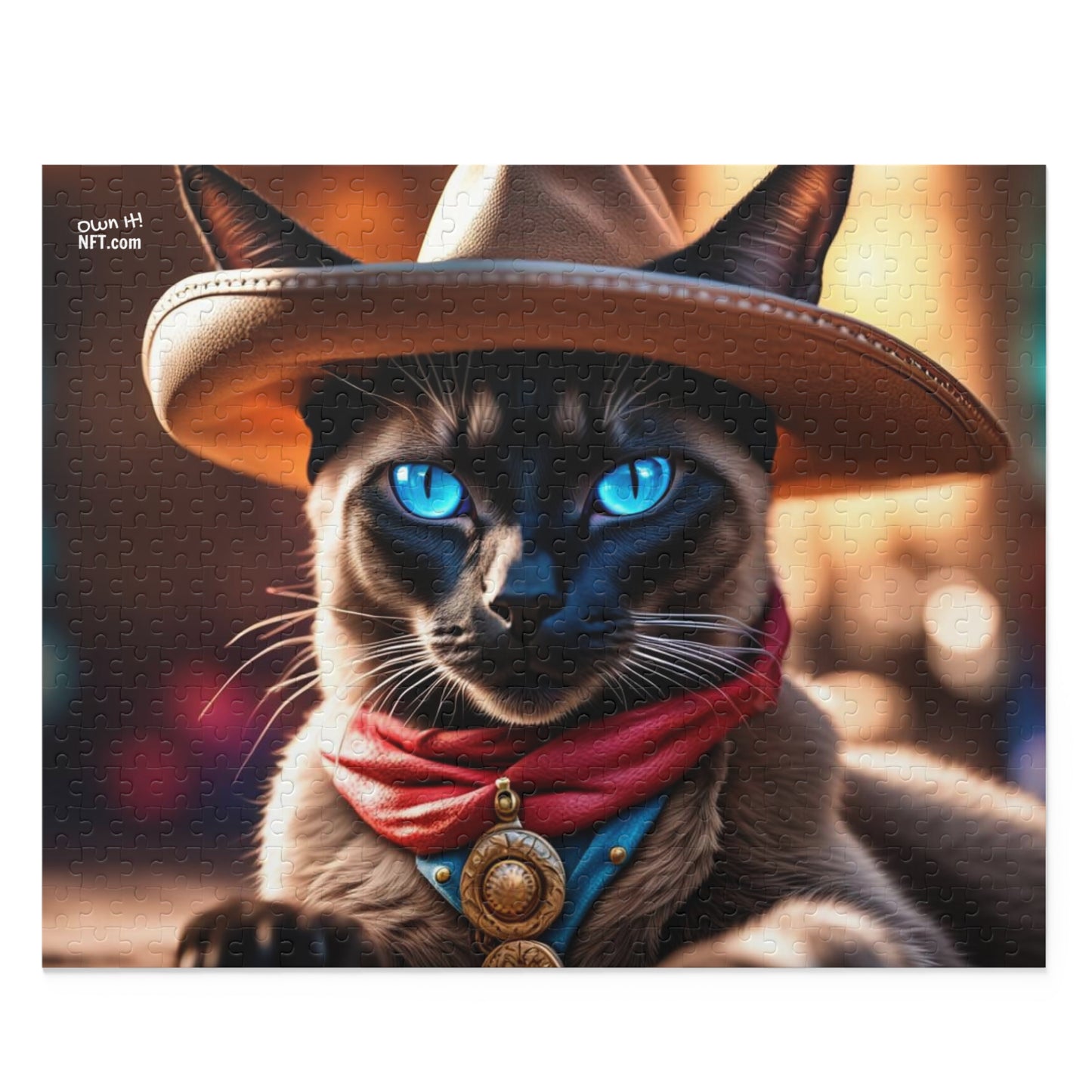 Cowboy Cat Profession NFT Art Collection Puzzle (120, 252, 500-Piece)