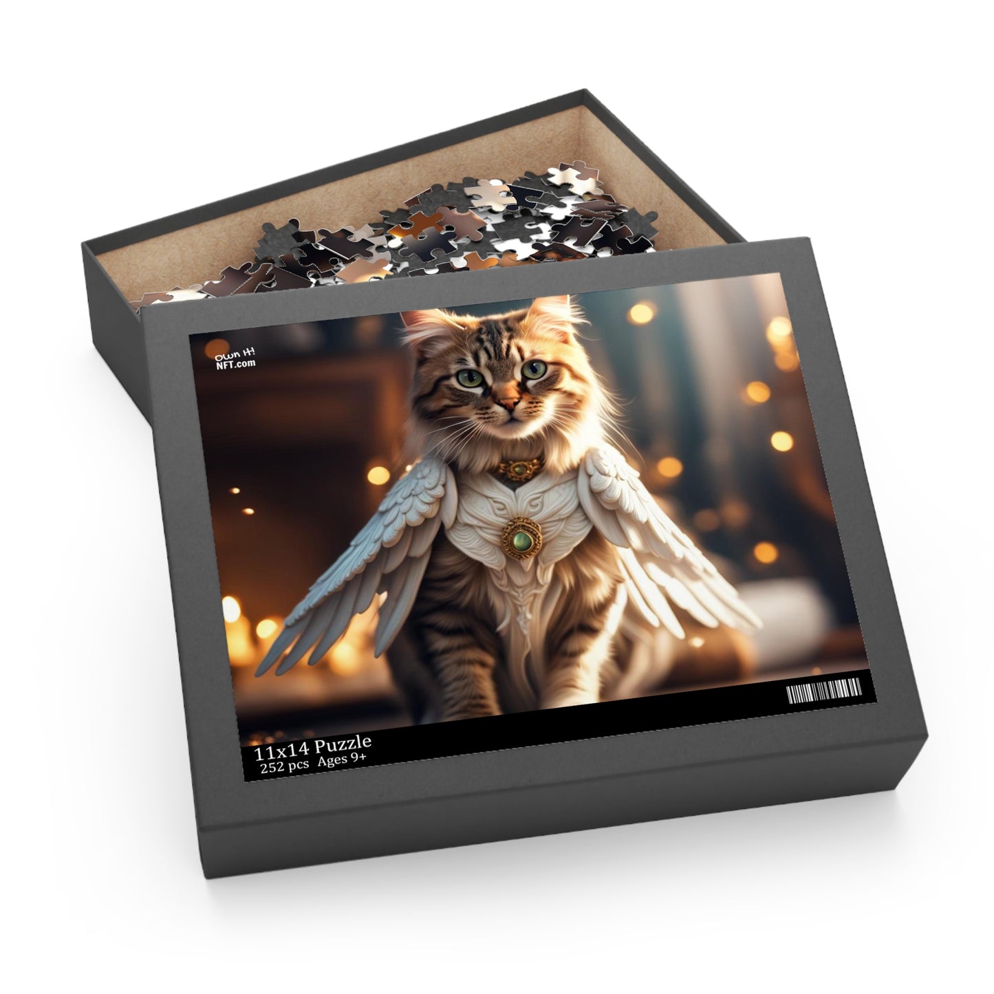 Angel of Nine Lives Cat Profession NFT Art Collection Puzzle (120, 252, 500-Piece)