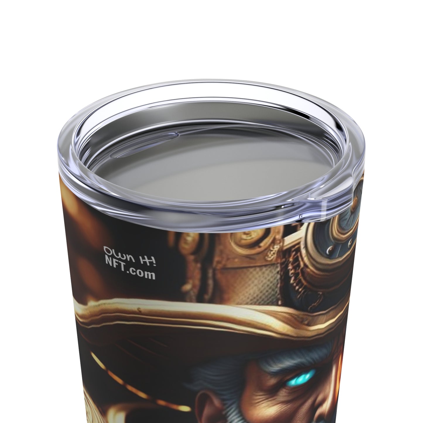 Steampunk Norse God Odin NFT Art Tumbler 20oz