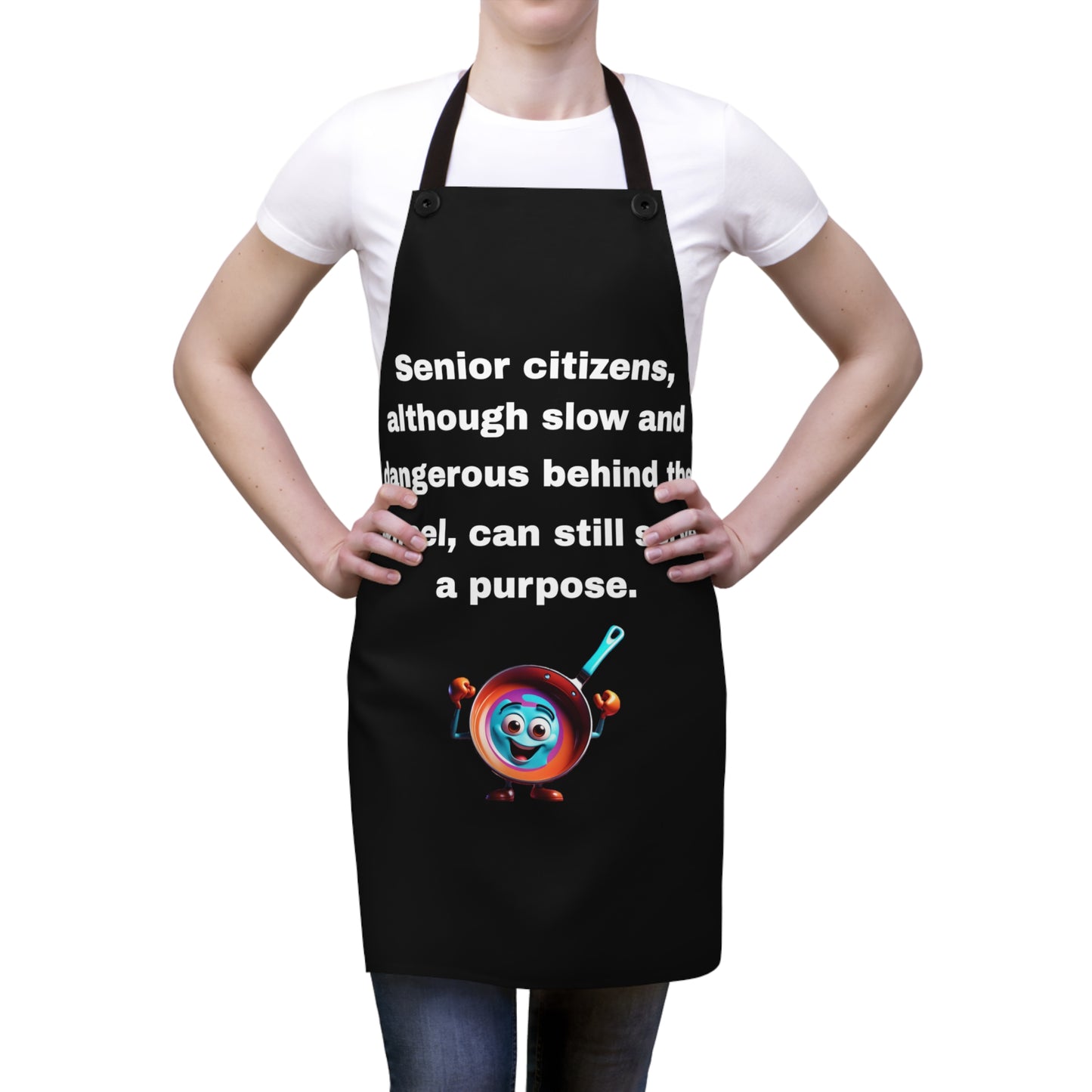 Novelty Gag Gift "Serve a Purpose" Apron from the In the Know Collection