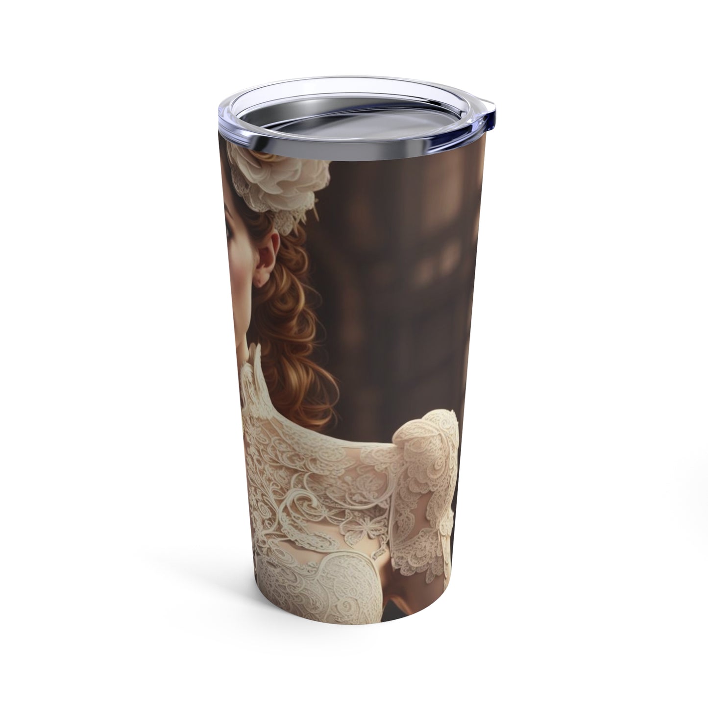 Steampunk Wedding Dress NFT Art Tumbler 20oz