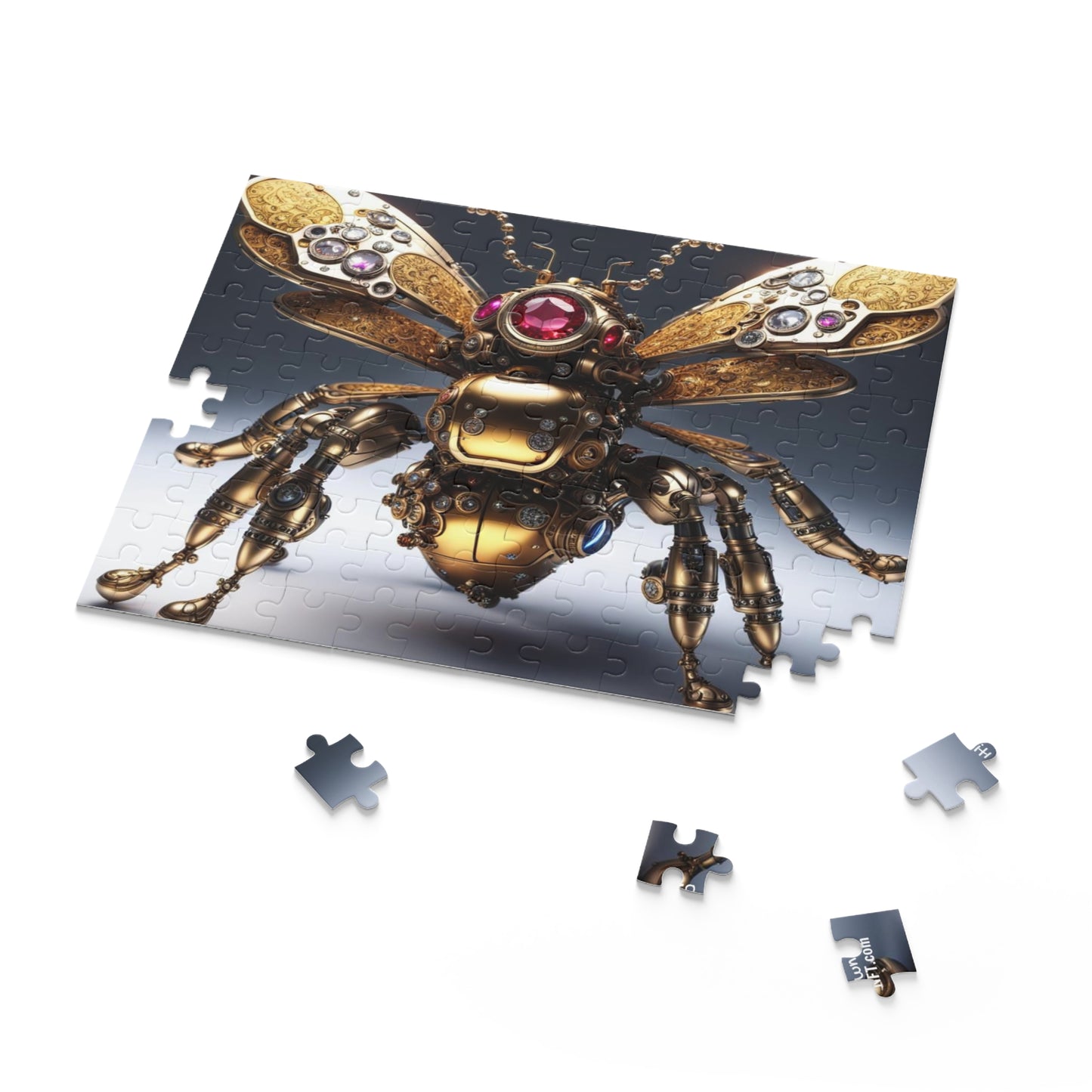 Steampunk Bumblebee NFT Art Collection Puzzle (120, 252, 500-Piece)