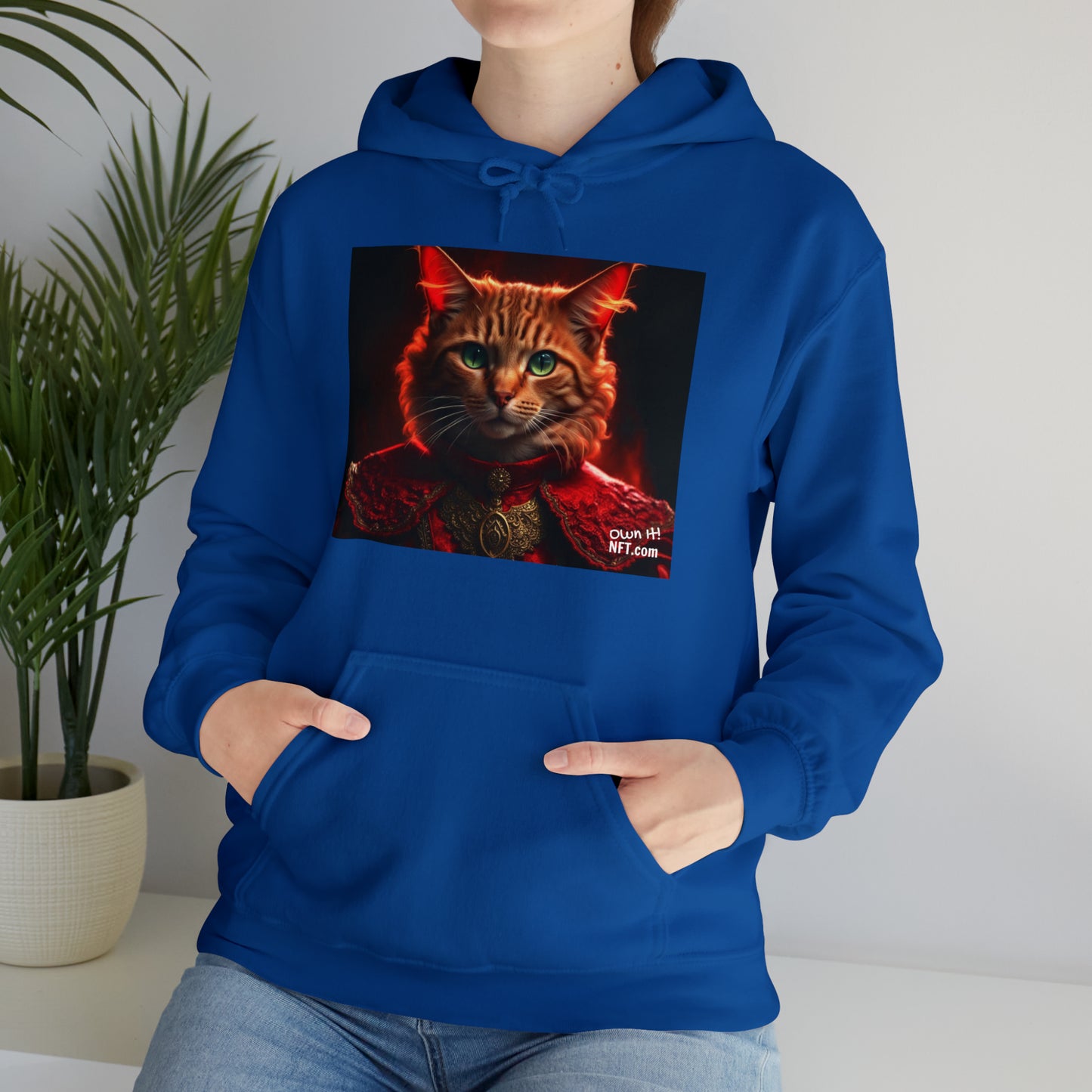 The Witch Cat Profession NFT Art Unisex Heavy Blend™ Hooded Sweatshirt