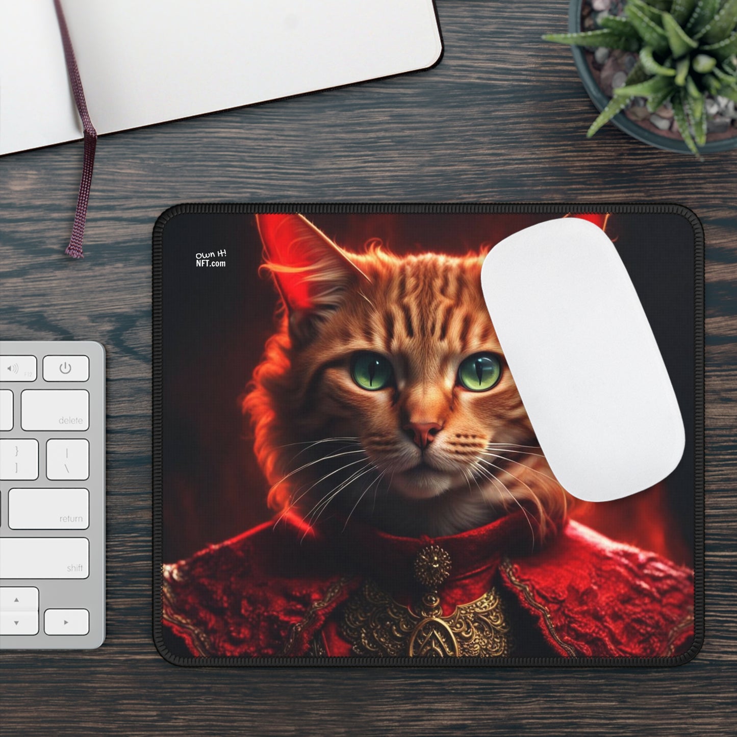 The Witch Cat Profession NFT Art Gaming Mouse Pad