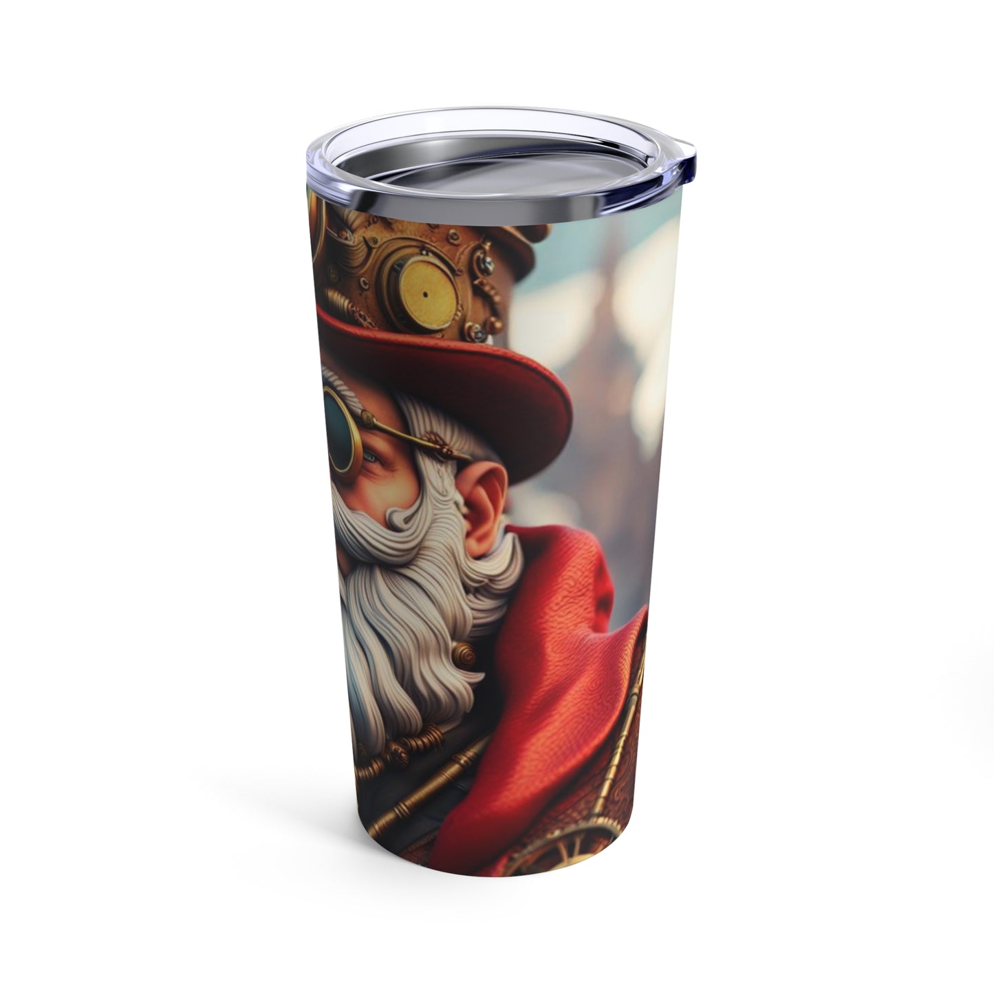 Steampunk Santa Claus NFT Art Tumbler 20oz