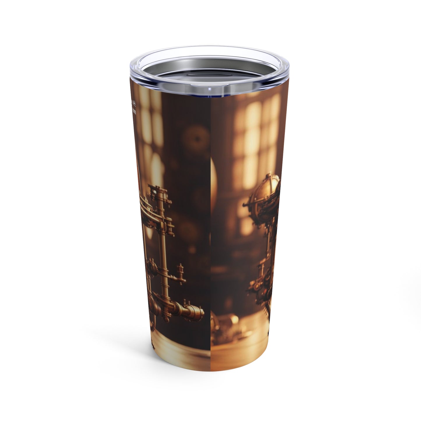 Steampunk World Globe NFT Art Tumbler 20oz