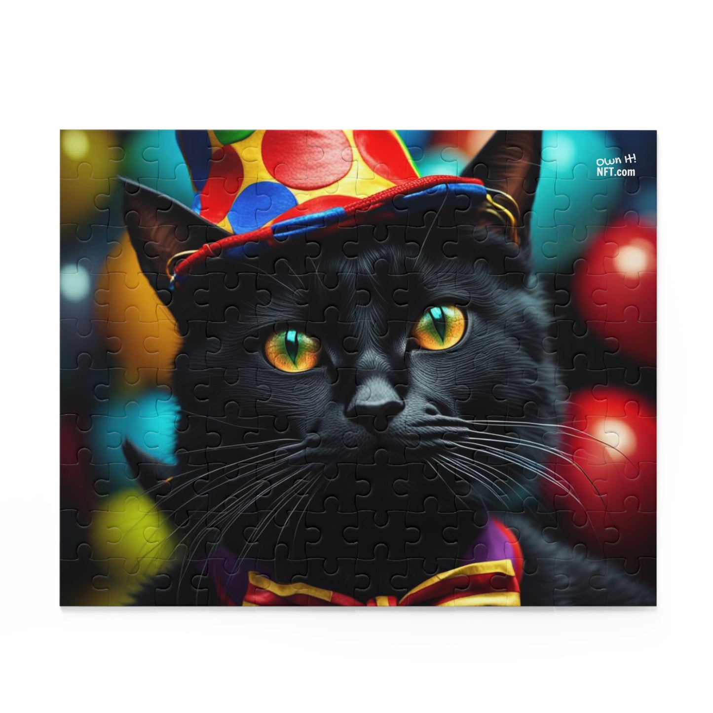 Circus Clown Cat Profession NFT Art Collection Puzzle (120, 252, 500-Piece)