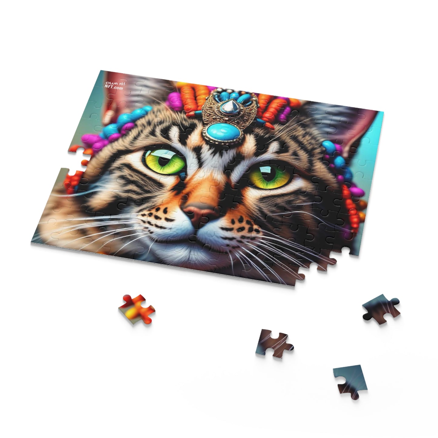 India Princess Cat Profession NFT Art Collection Puzzle (120, 252, 500-Piece)