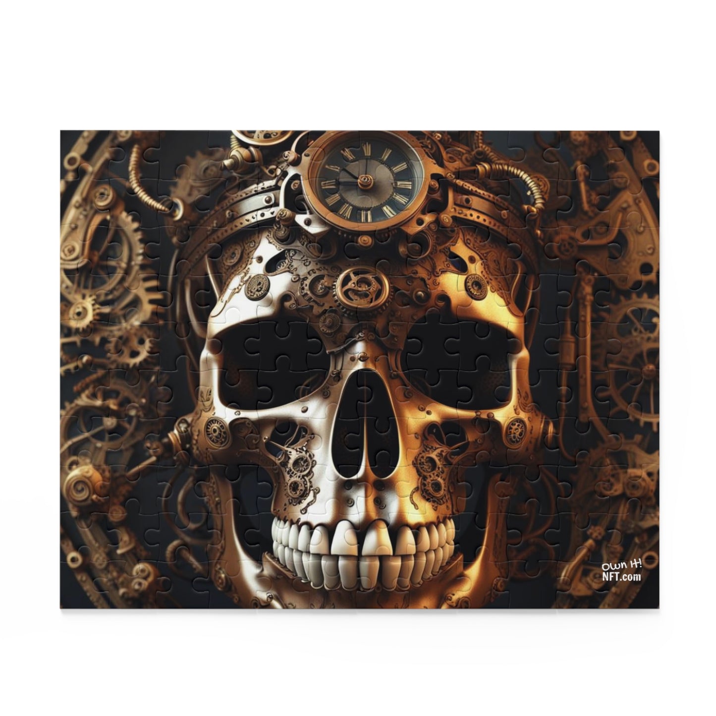 Steampunk Skull NFT Art Collection Puzzle (120, 252, 500-Piece)