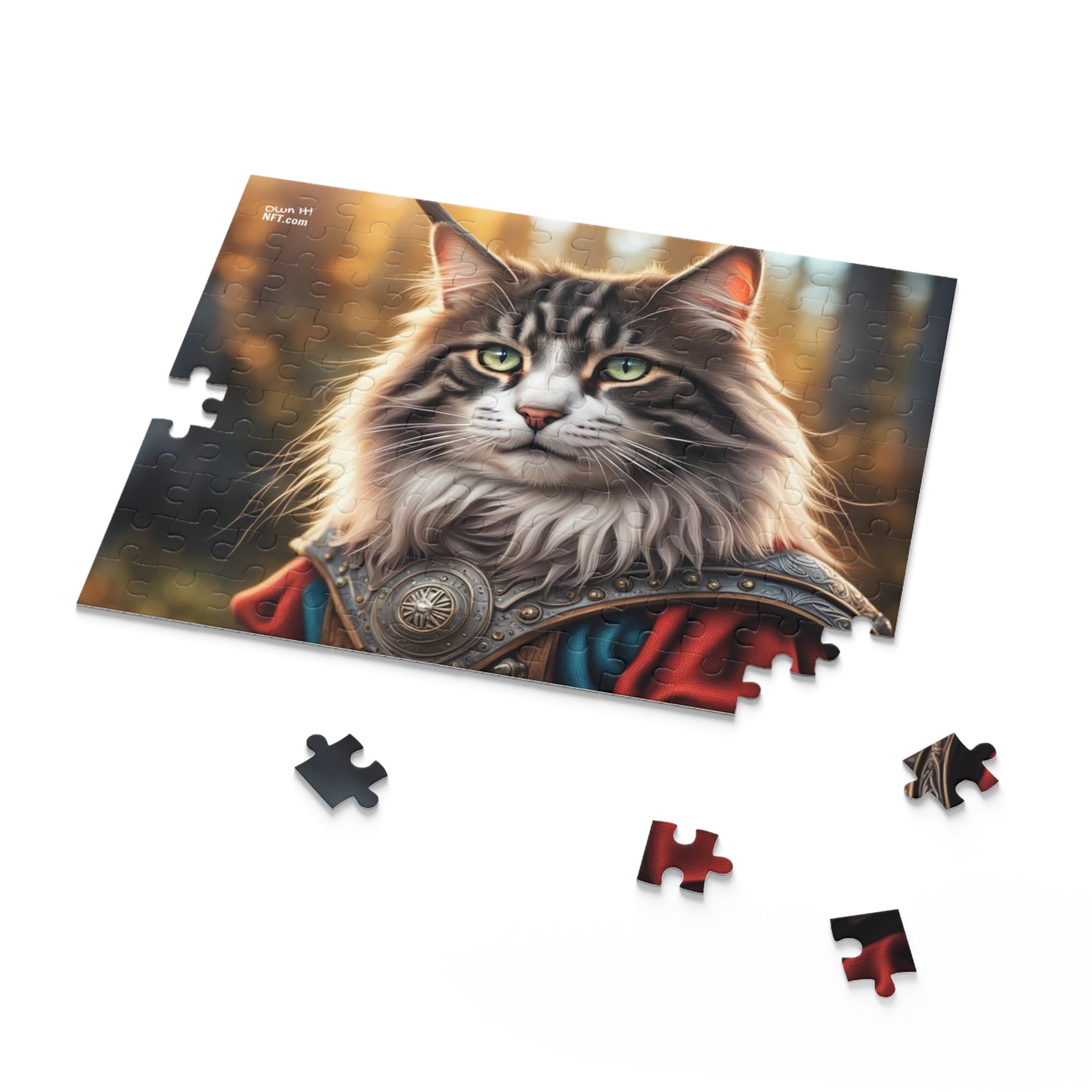 Viking Cat Profession NFT Art Collection Puzzle (120, 252, 500-Piece)