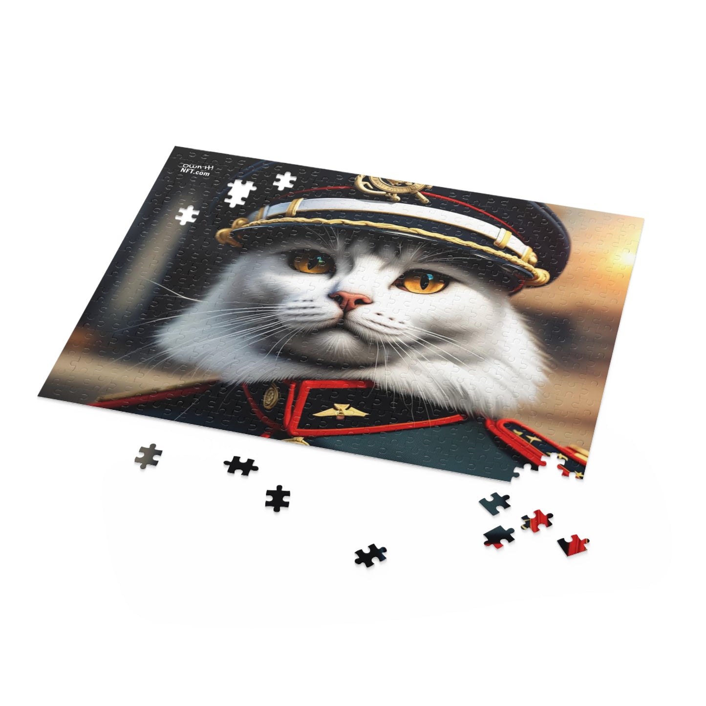 Officer Cat Profession NFT Art Collection Puzzle (120, 252, 500-Piece)