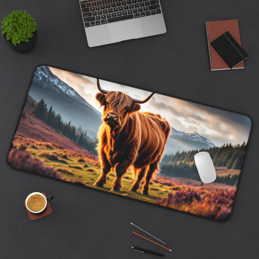 Highland Cow Desk Mat