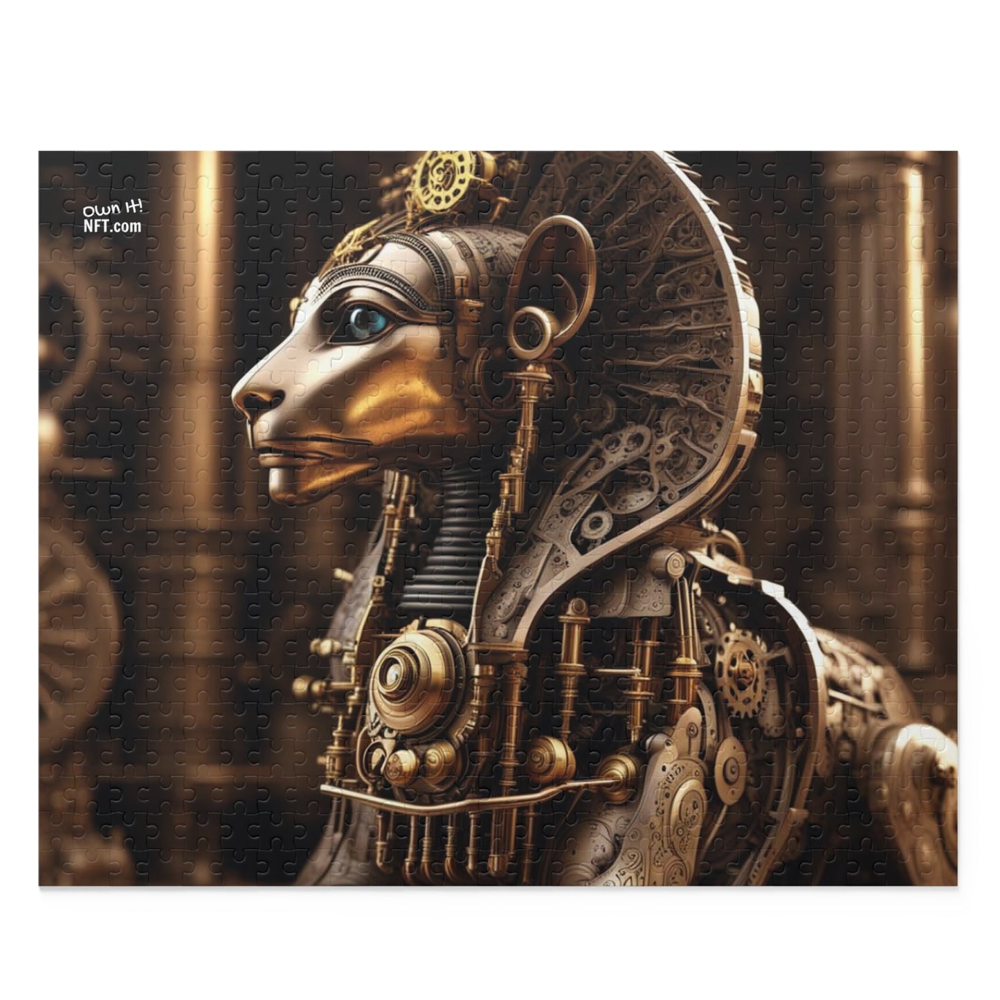 Steampunk Sphinx NFT Art Collection Puzzle (120, 252, 500-Piece)