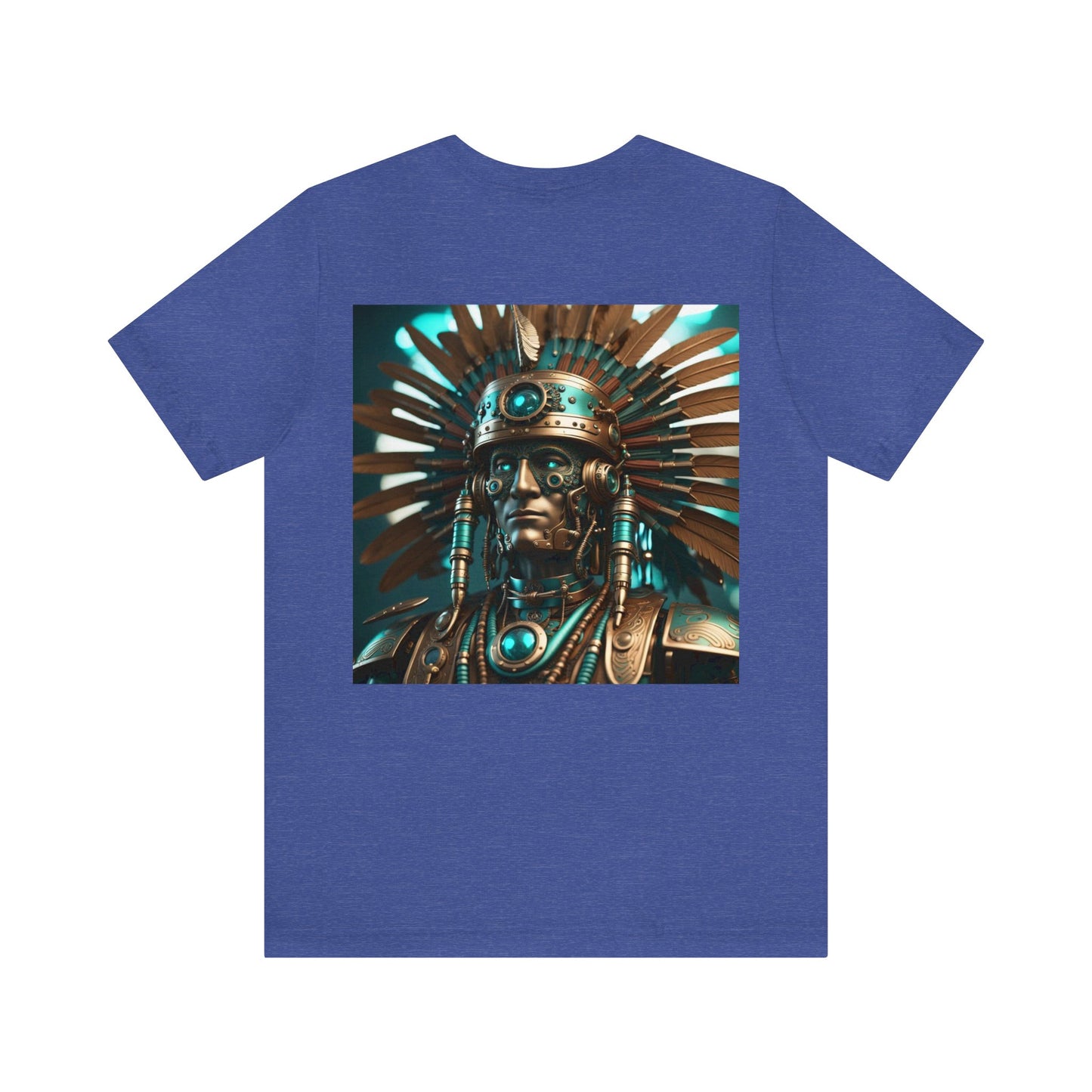 Steampunk American Indian Chief NFT Unisex Jersey Short Sleeve Tee T-Shirt