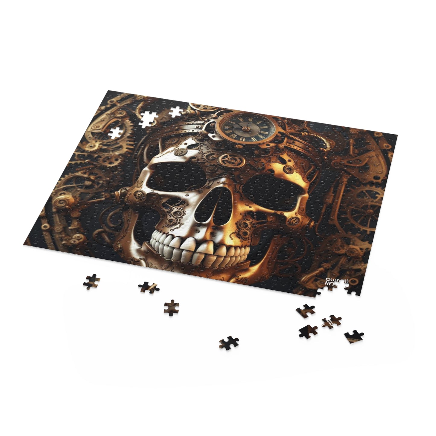 Steampunk Skull NFT Art Collection Puzzle (120, 252, 500-Piece)