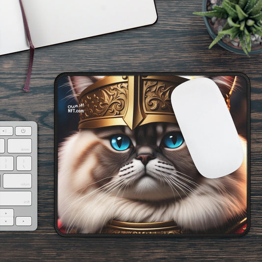 The King of Cats Profession NFT Art Gaming Mouse Pad