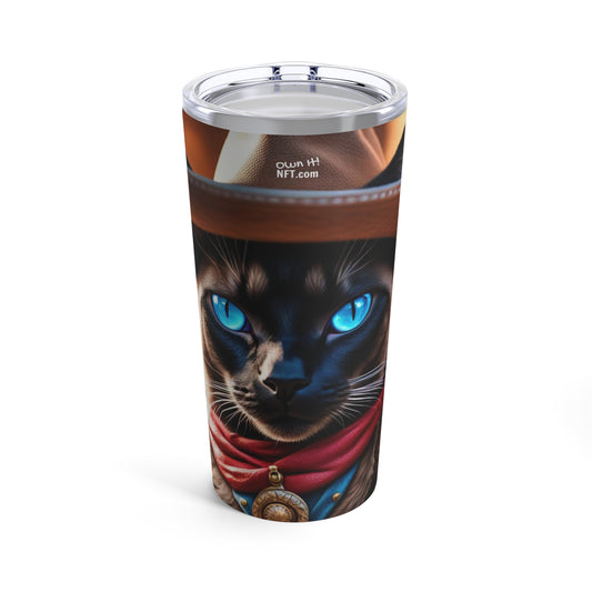 The Cowboy Cat Profession NFT Art Tumbler 20oz