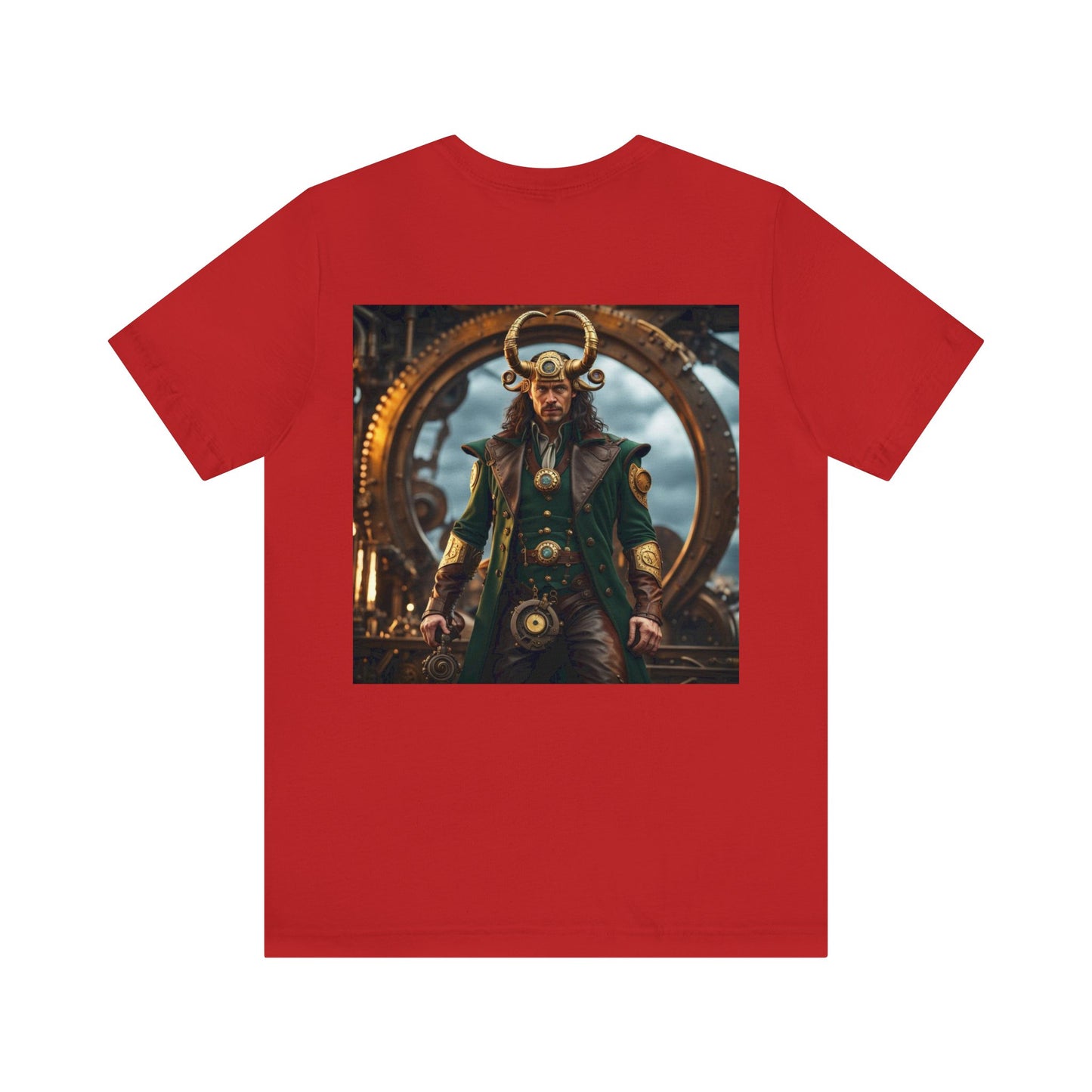 Steampunk Norse God Loki NFT Unisex Jersey Short Sleeve Tee T-Shirt