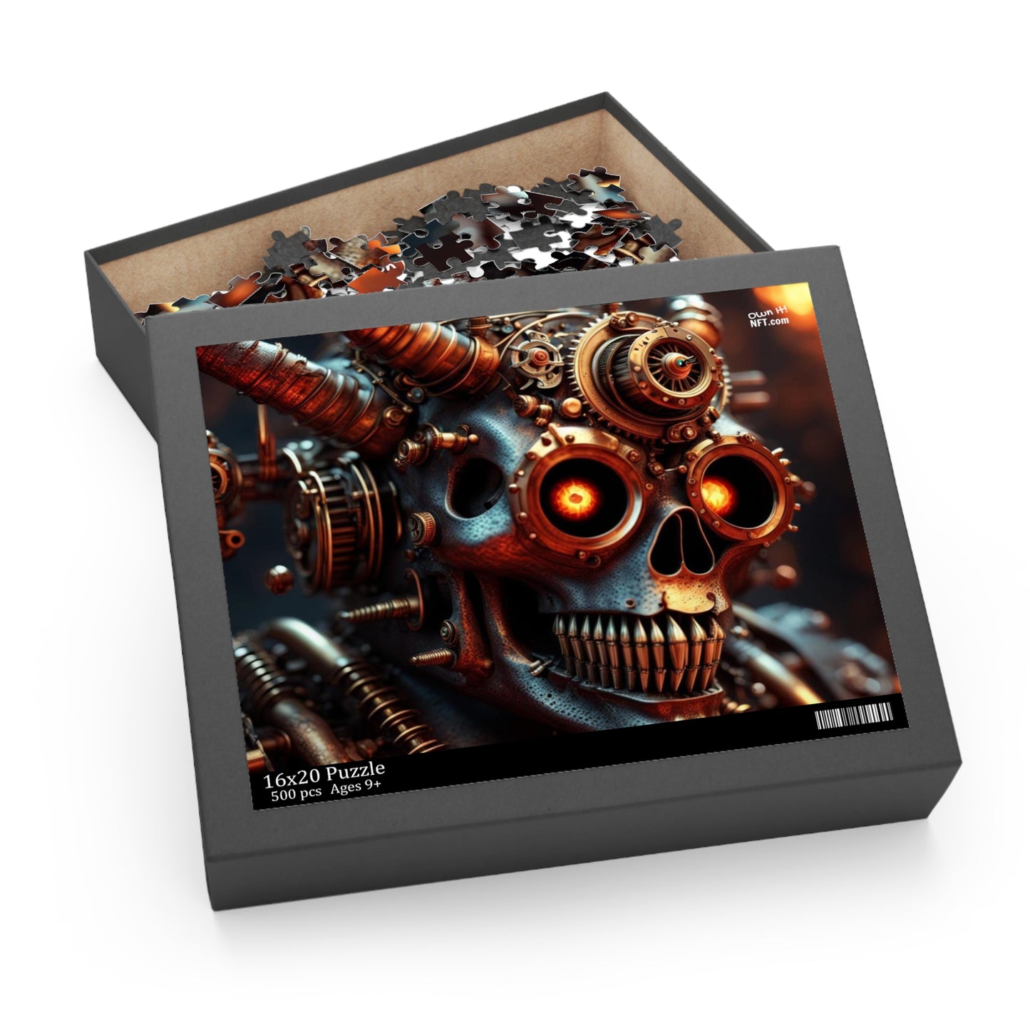 Steampunk Devil NFT Art Collection Puzzle (120, 252, 500-Piece)