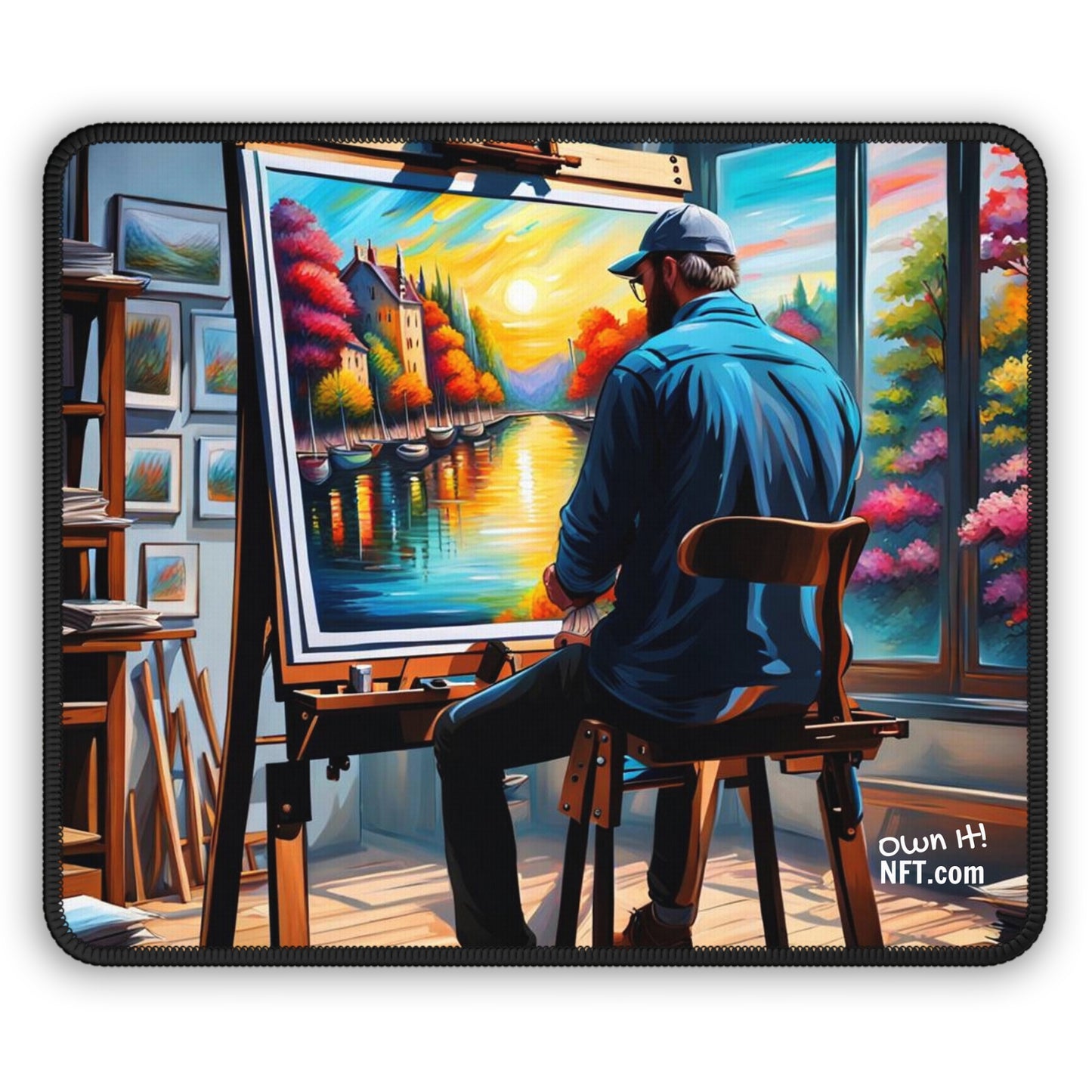 Fan Inspired Arthur The Artist NFT Art Gaming Mouse Pad