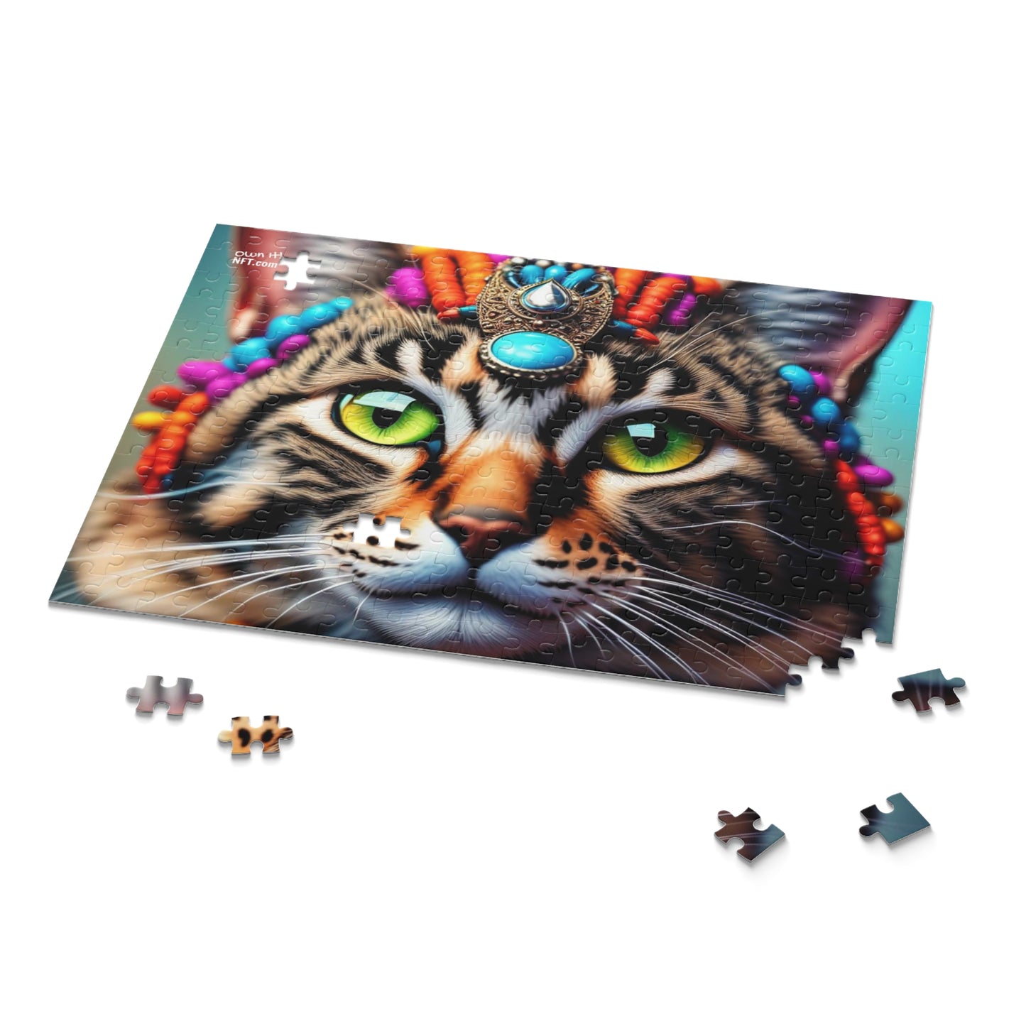 India Princess Cat Profession NFT Art Collection Puzzle (120, 252, 500-Piece)